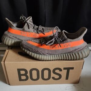 Yeezy Boost 350 V2 with Orange Accent